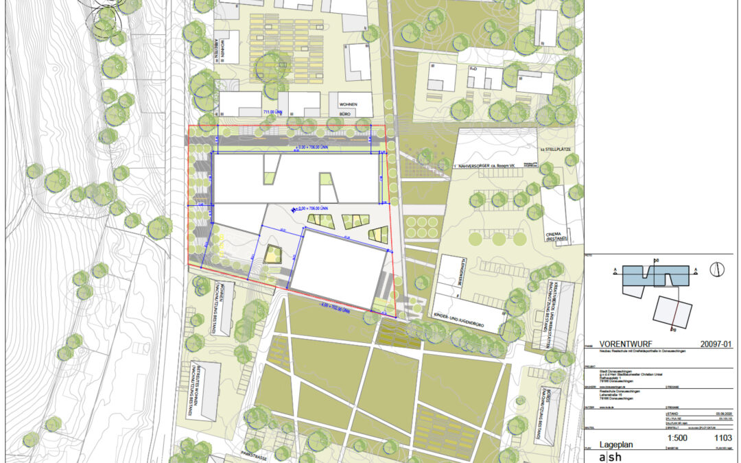 Neuer Auftrag für den Neubau der Realschule in Donaueschingen erhalten