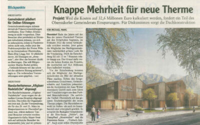 Neubau der Therme in Oberstdorf