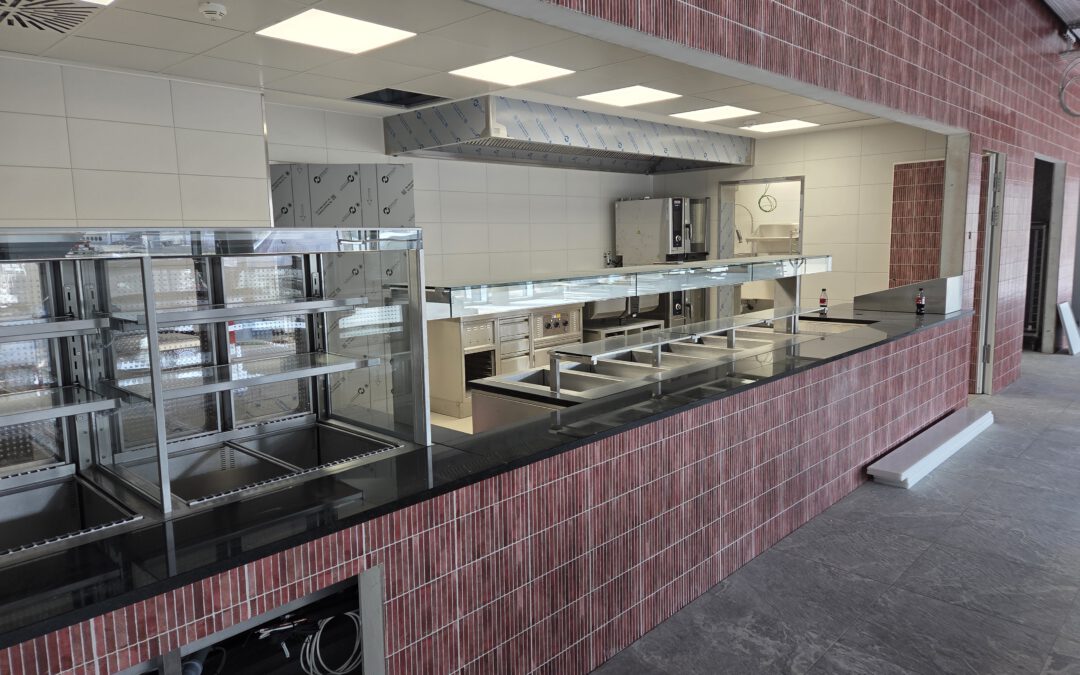 Betriebsrestaurant bei Goetze KG in Ludwigsburg kurz vor Fertigstellung